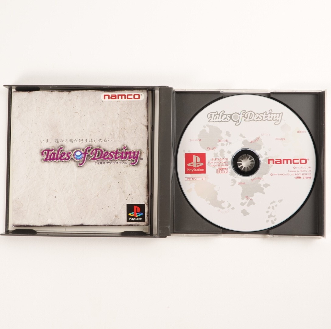 Lot of 4 Tales of Destiny 1 2 Rebirth LegendPS1 PS2 Japan Import