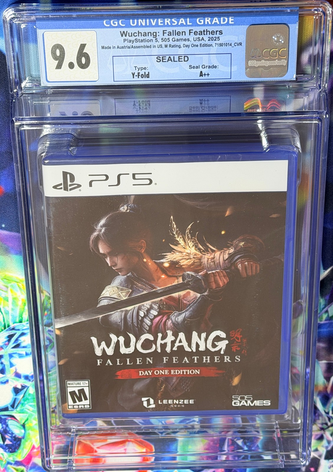 NEW 2025 PS5 WUCHANG Fallen Feathers Day 1 Edition 1st Print CGC Graded 9.6 A++