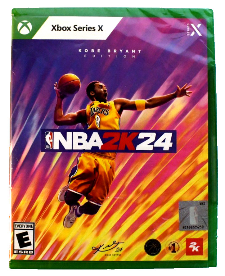 New Factory Sealed Microsoft Xbox Series X NBA 2k24 Kobe Bryant Edition 2023
