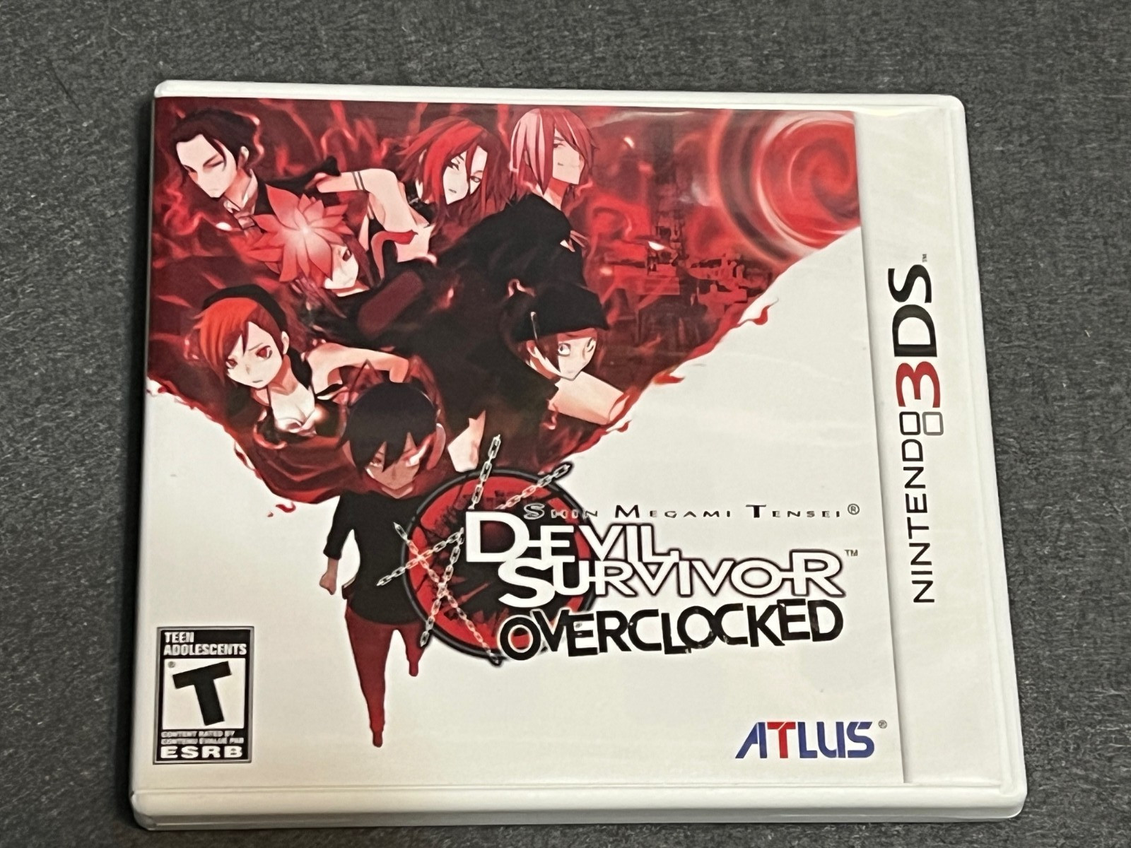 Shin Megami Tensei: Devil Survivor Overclocked (Nintendo 3DS, 2011). Working.
