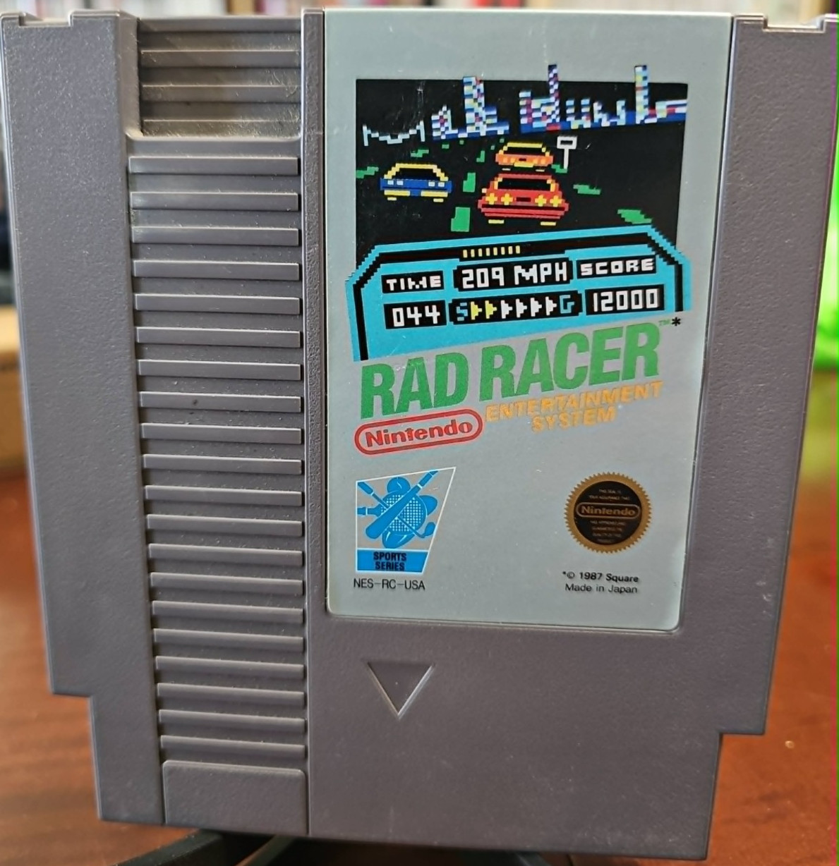 Rad Racer (NES, Nintendo Entertainment System, 1987) Tested and Working