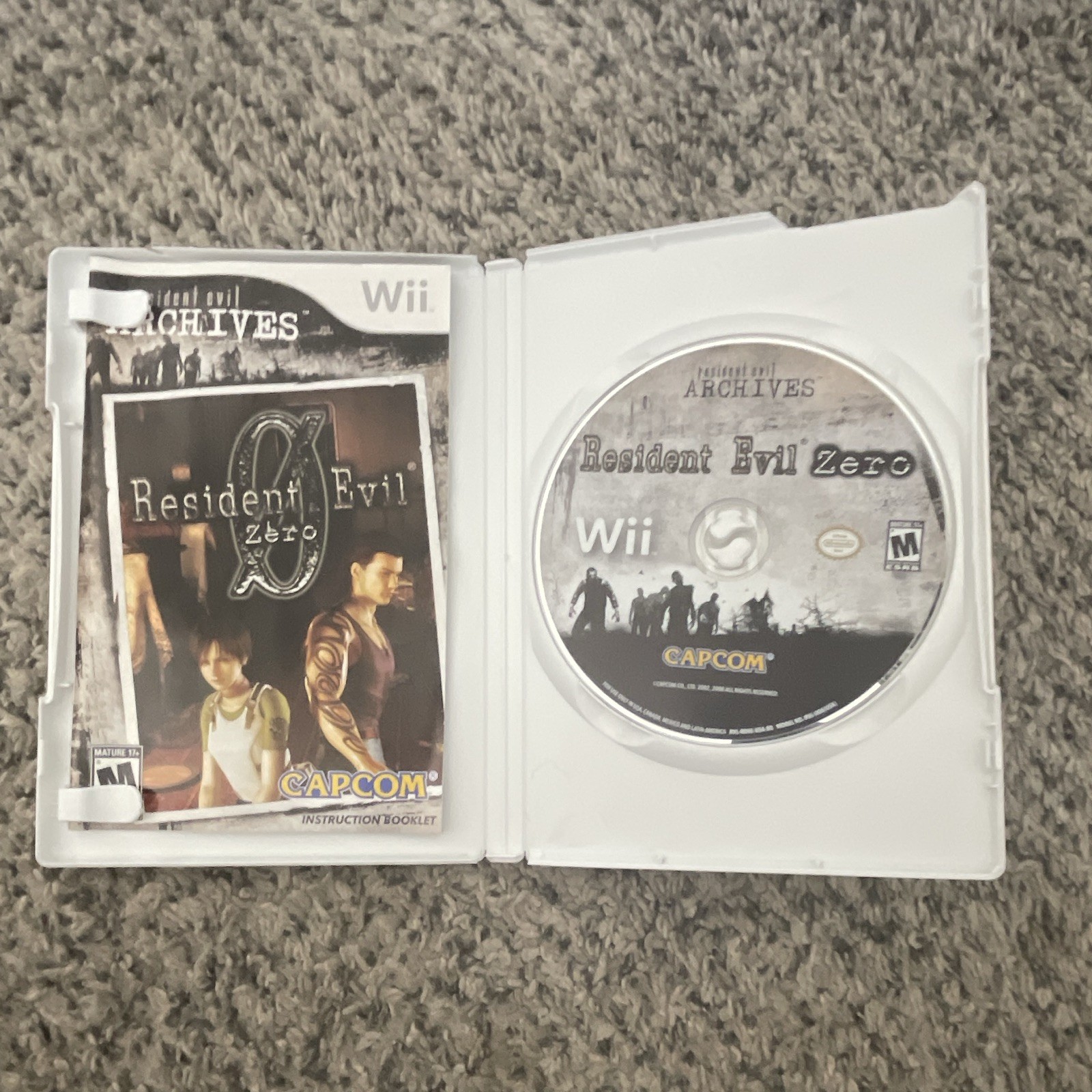 Capcom Resident Evil Zero (Nintendo Wii) M Rated NTSC-U/C Manual Included