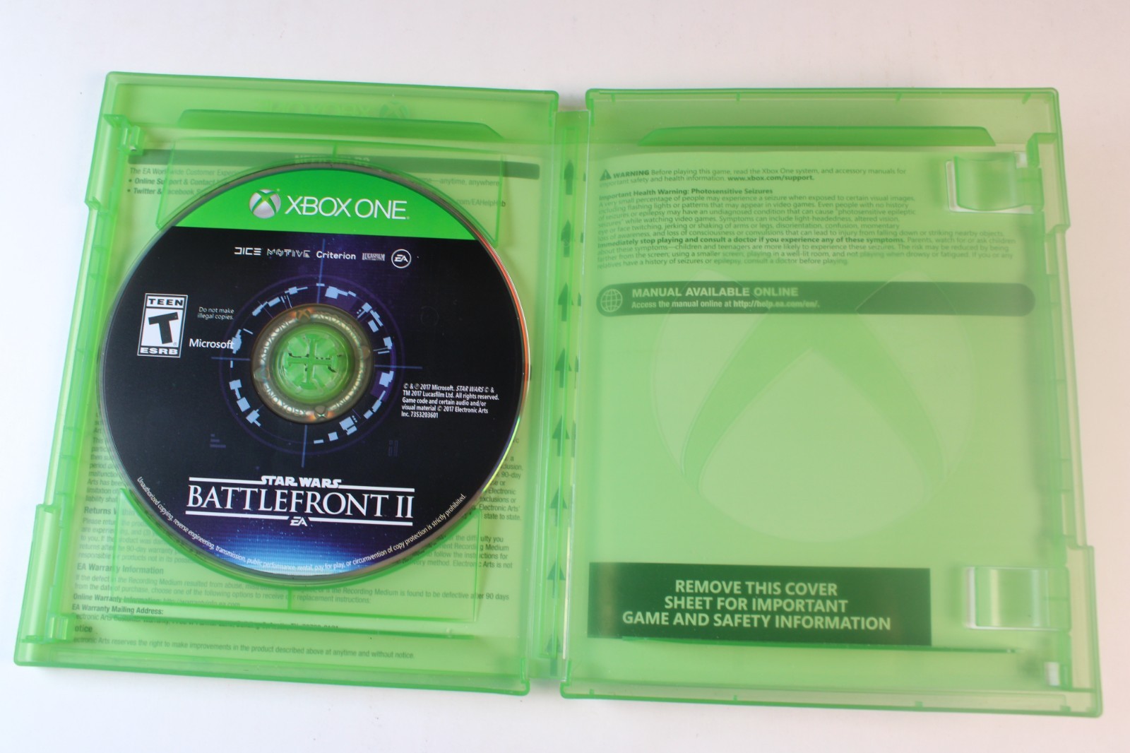 Star Wars Battlefront II (Microsoft Xbox One) Authentic, Tested/Works