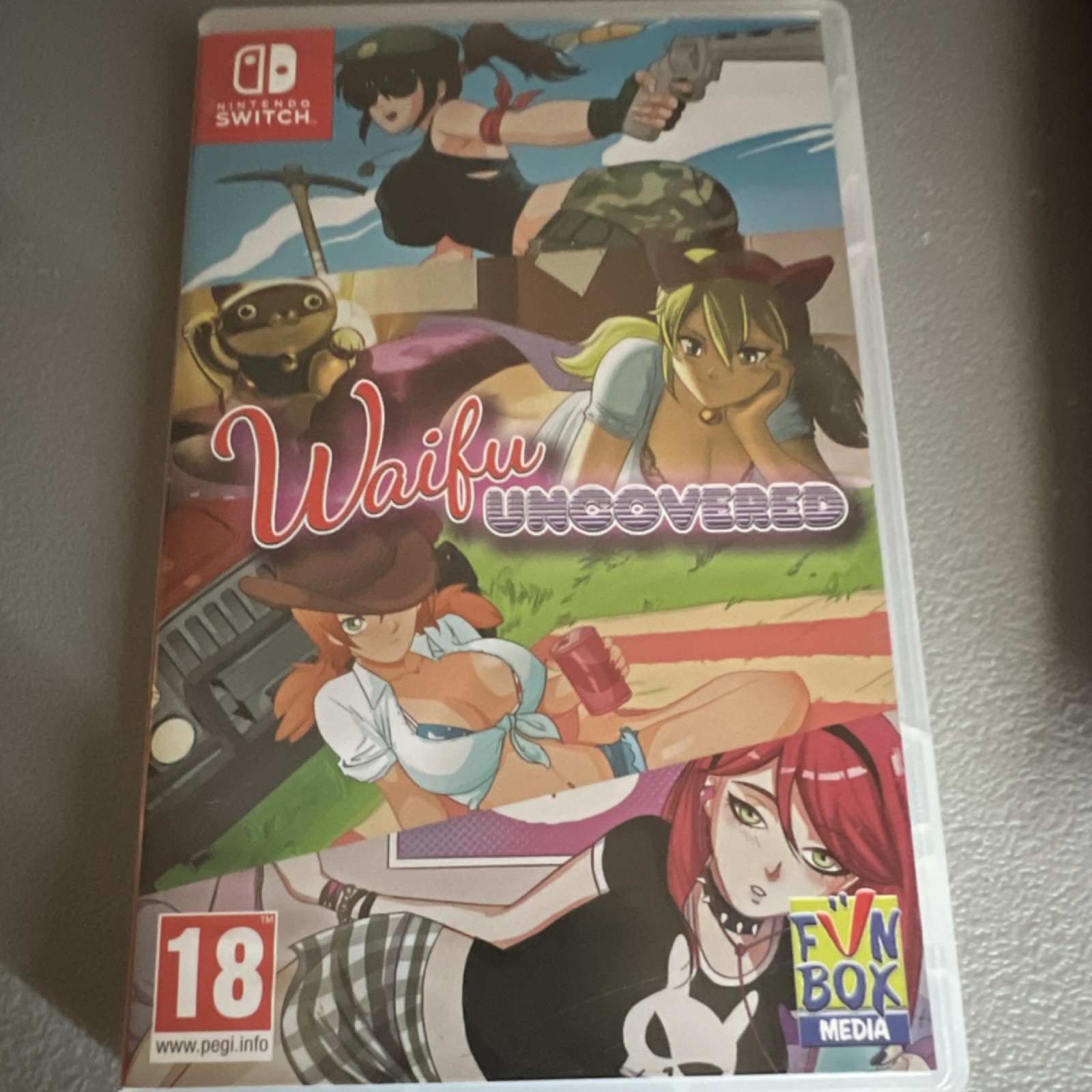 Funbox Media Waifu Uncovered Nintendo Switch PAL 2019 PEGI 18 Shooter Co-op