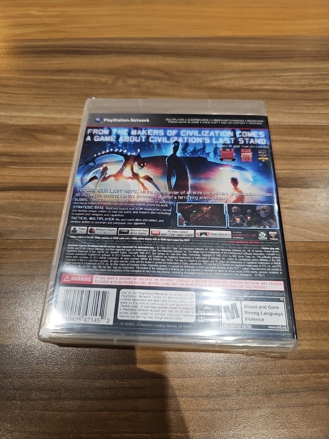 XCOM: Enemy Unknown – PlayStation 3 – PS3 -NEW/Sealed – See description