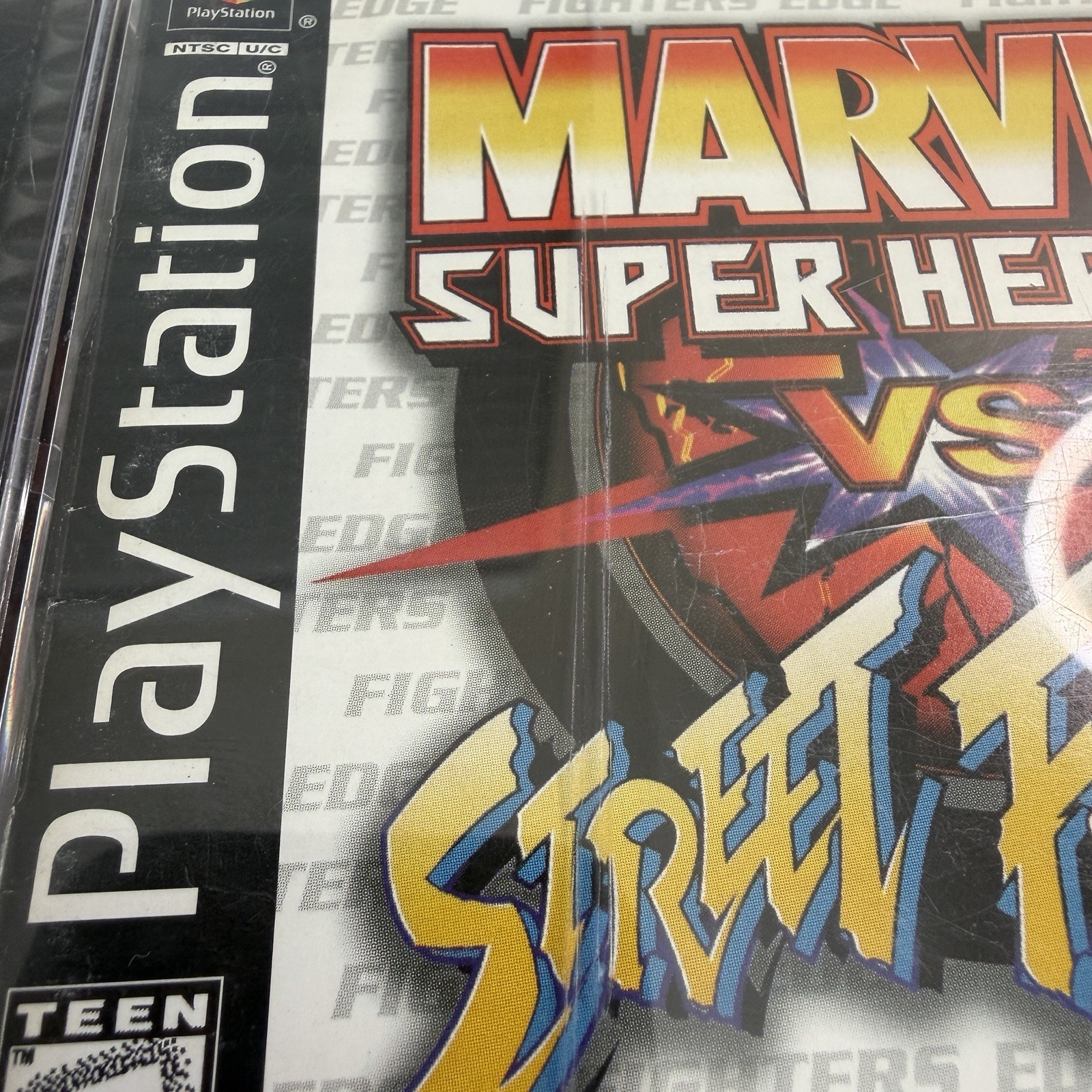 Marvel Super Heroes vs Street Fighter PS1 CIB Tested Complete PlayStation