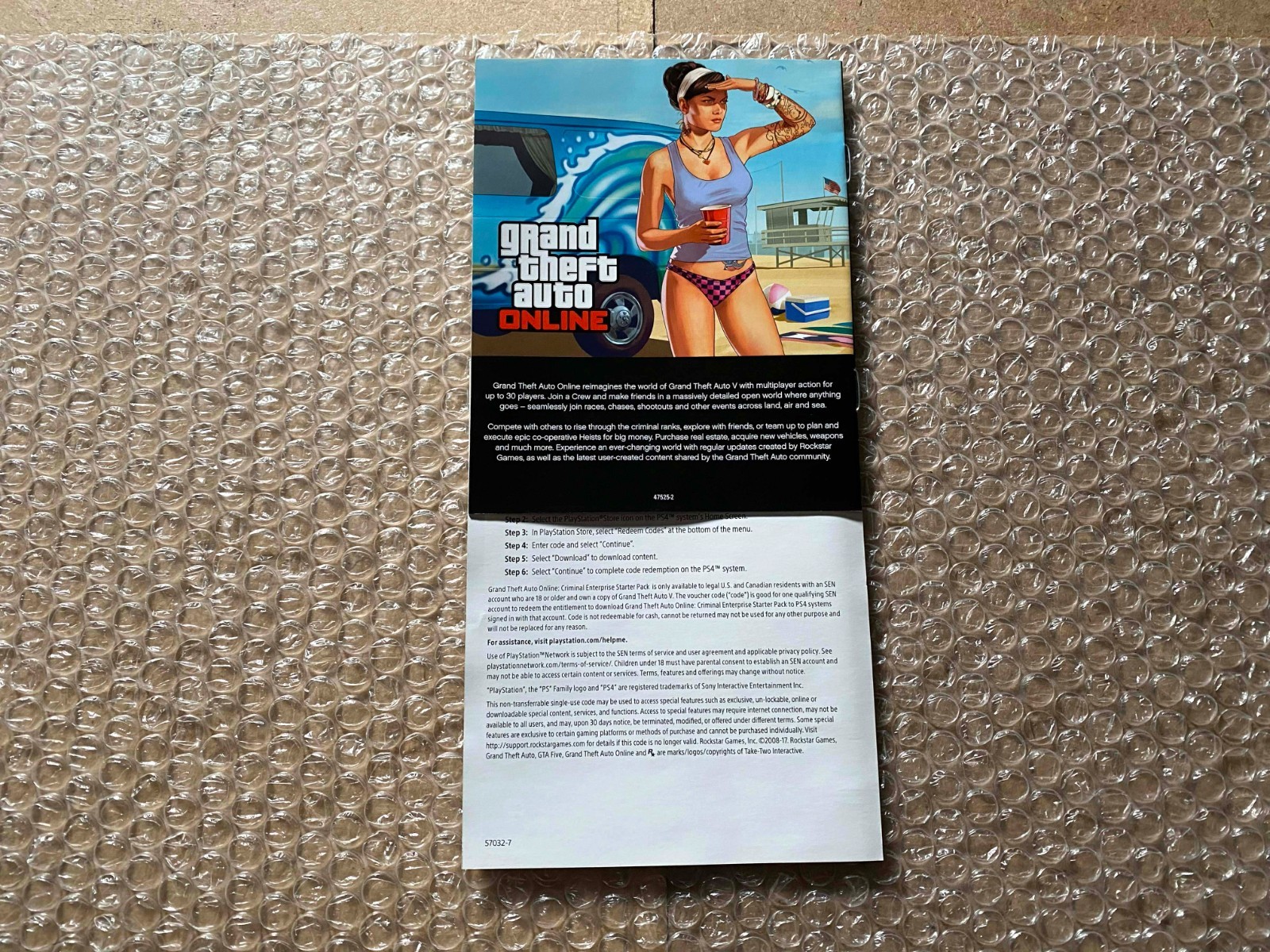Grand Theft Auto V – Premium (PS4, 2018) – COMPLETE / CIB / MAP / MANUAL *TESTED