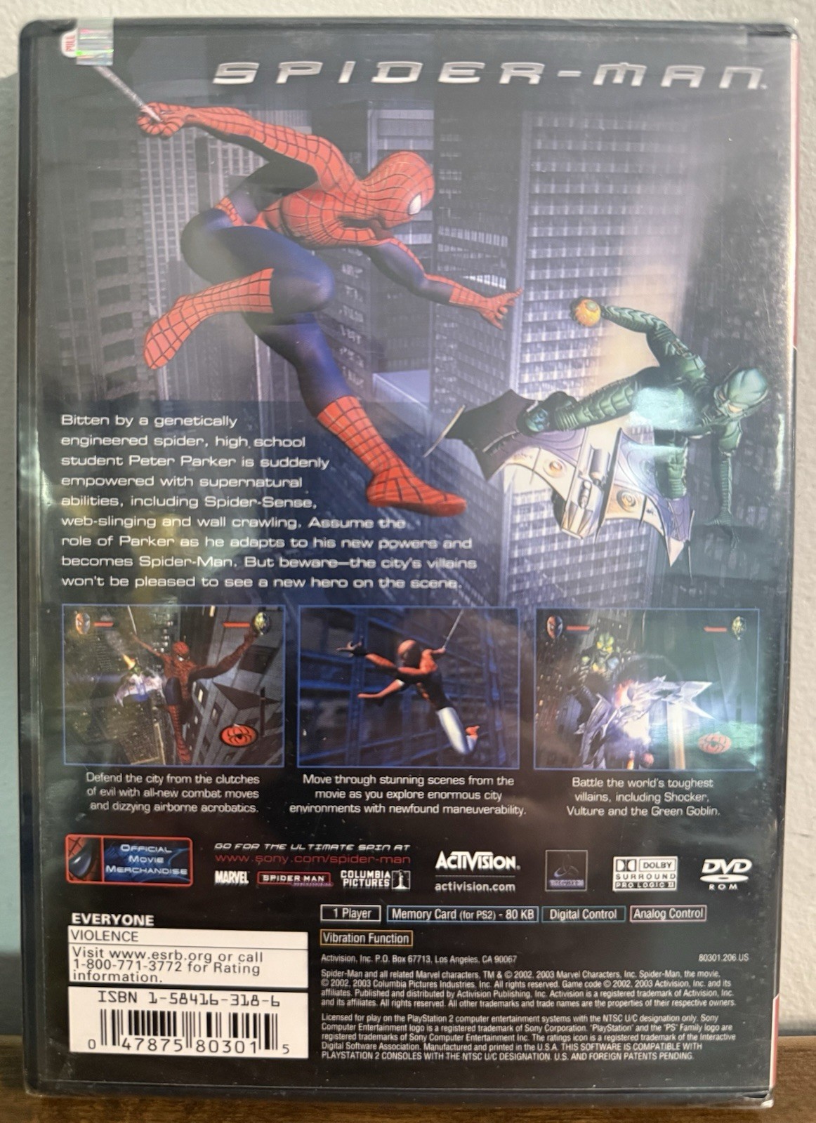 Spider-Man (Sony PlayStation 2, 2002) Greatest Hits Brand New Sealed