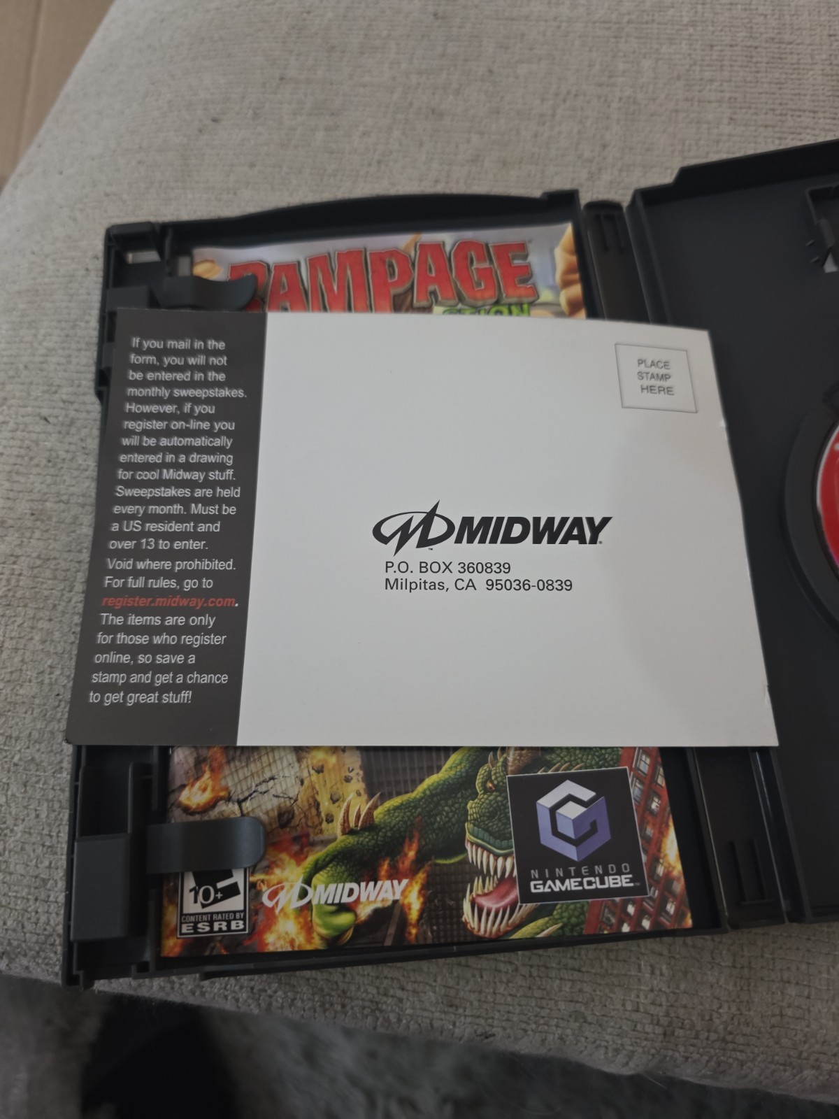 Rampage: Total Destruction (GameCube) CIB Tested W/Registration Card Clean Copy