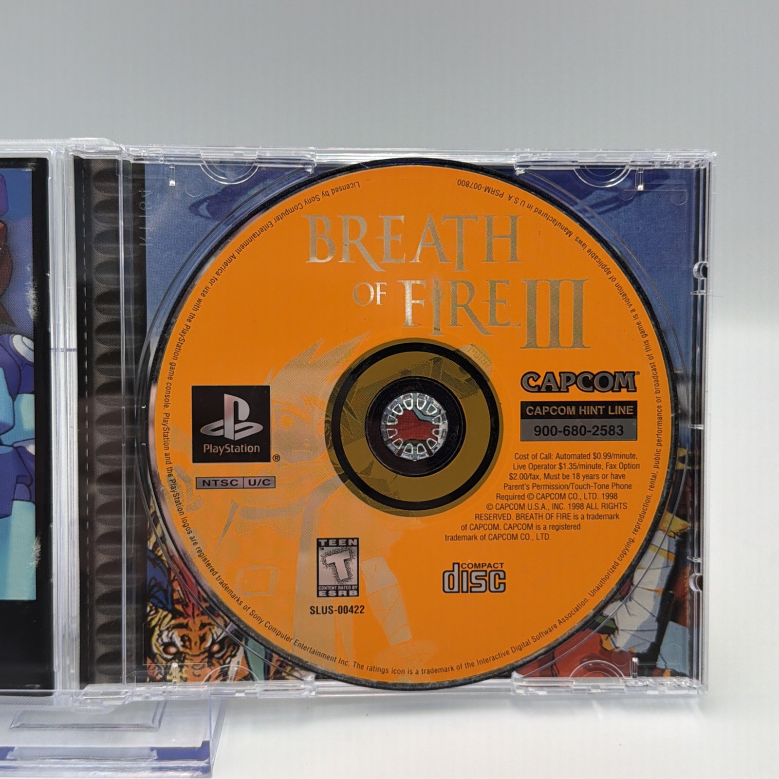Breath of Fire III 3 Complete CIB +Registration Card-Black Label Playstation 🔥
