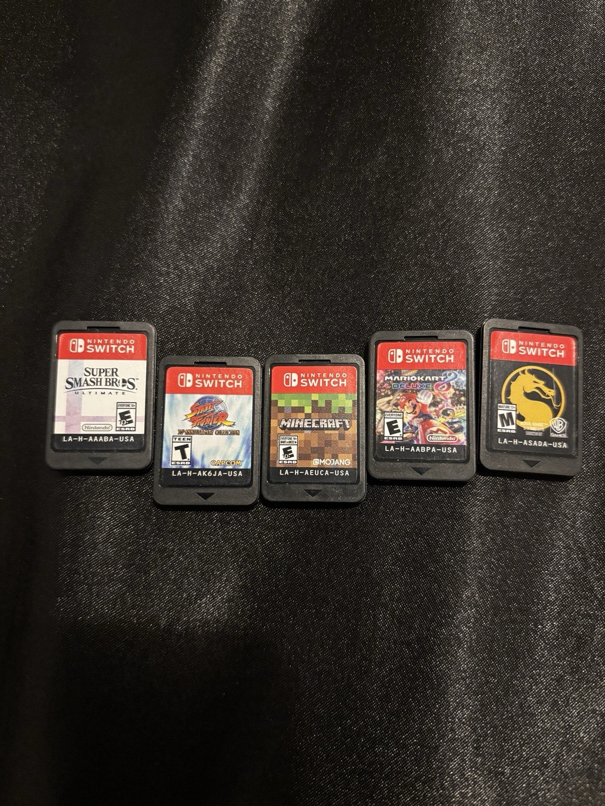 Nintendo Switch Game Bundle Lot of 5 – Mario Kart 8, Minecraft + More