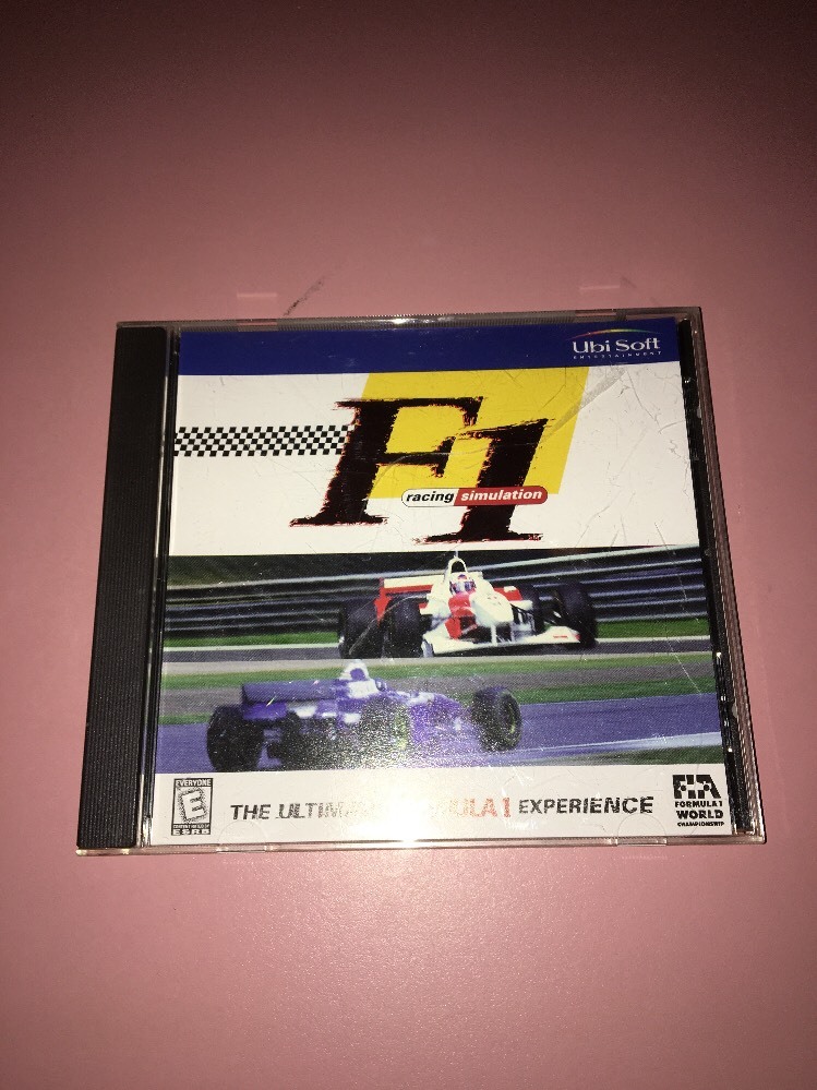 F1 Racing Simulation PC 1997 CIB Complete Ubi Soft Video Game Rare