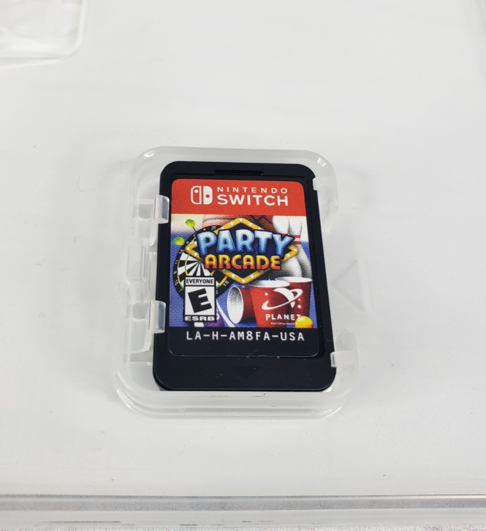 Party Arcade Nintendo Switch Game Cornhole/Darts/Billiards/Cup Pong/Air Hockey