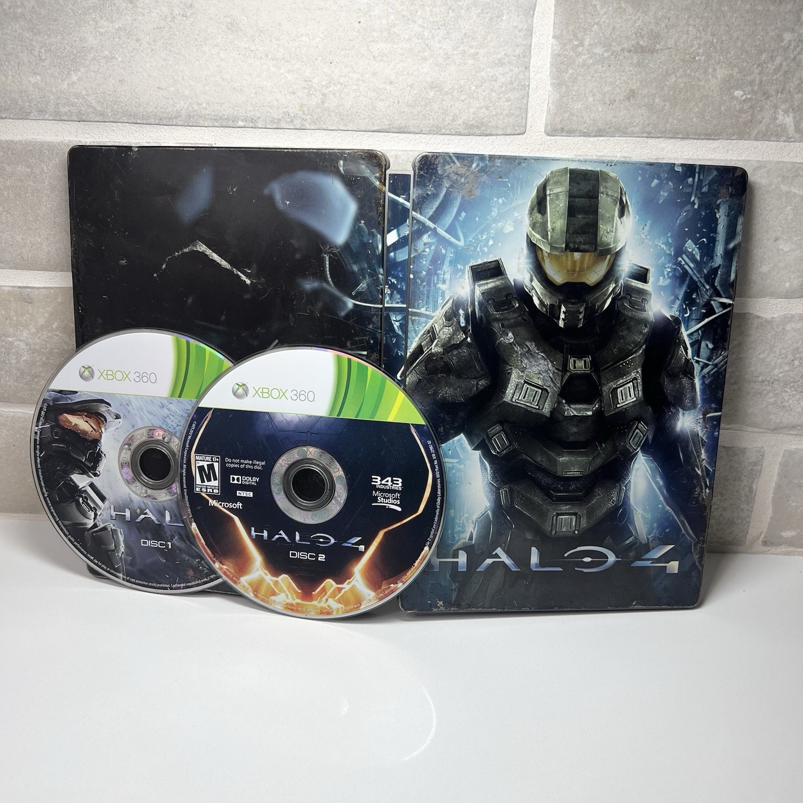 Halo 4 Steelbook – Xbox 360 – VERY RARE EDITION!!! MASTER CHIEF – W/ Game