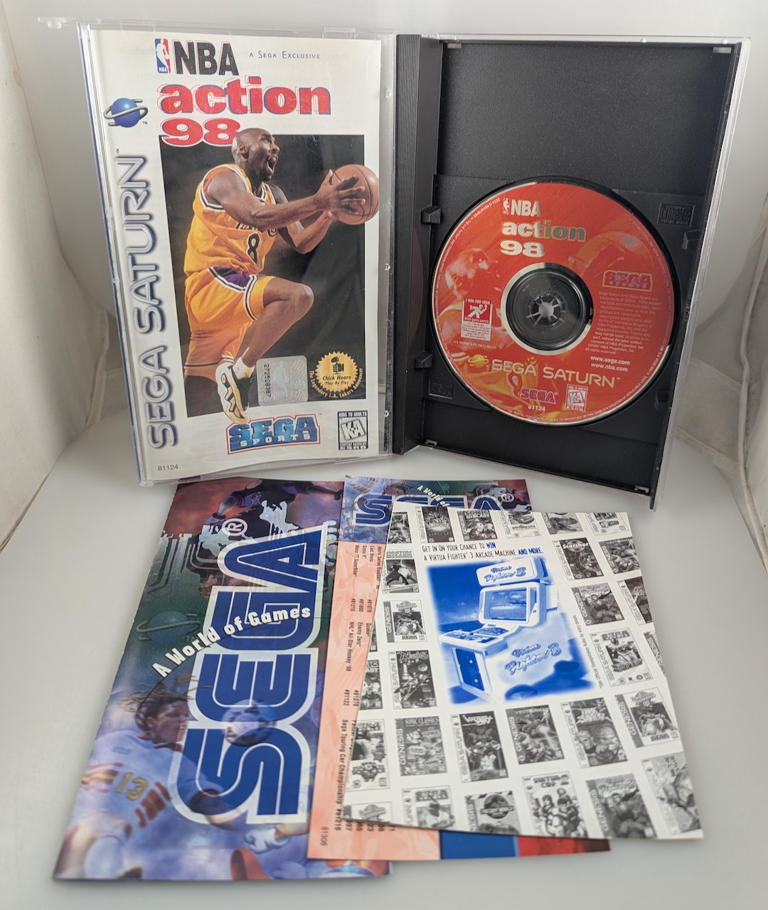 Sega Saturn – NBA Action 98 – Complete CIB w/ Inserts