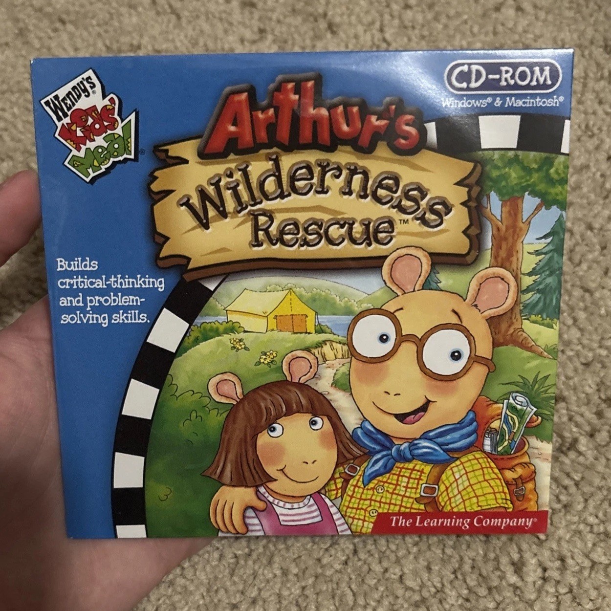 Arthur’s Wilderness Rescue PC CD-ROM Wendy’s Kids Meal 2008 Windows MAC SEALED!