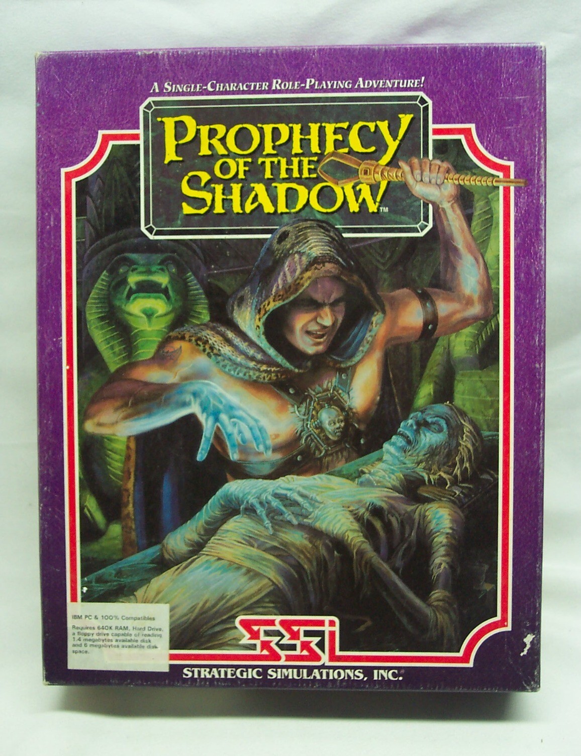 Vintage 1992 SSI Prophecy of the Shadow PC Role Playing Computer Video Game