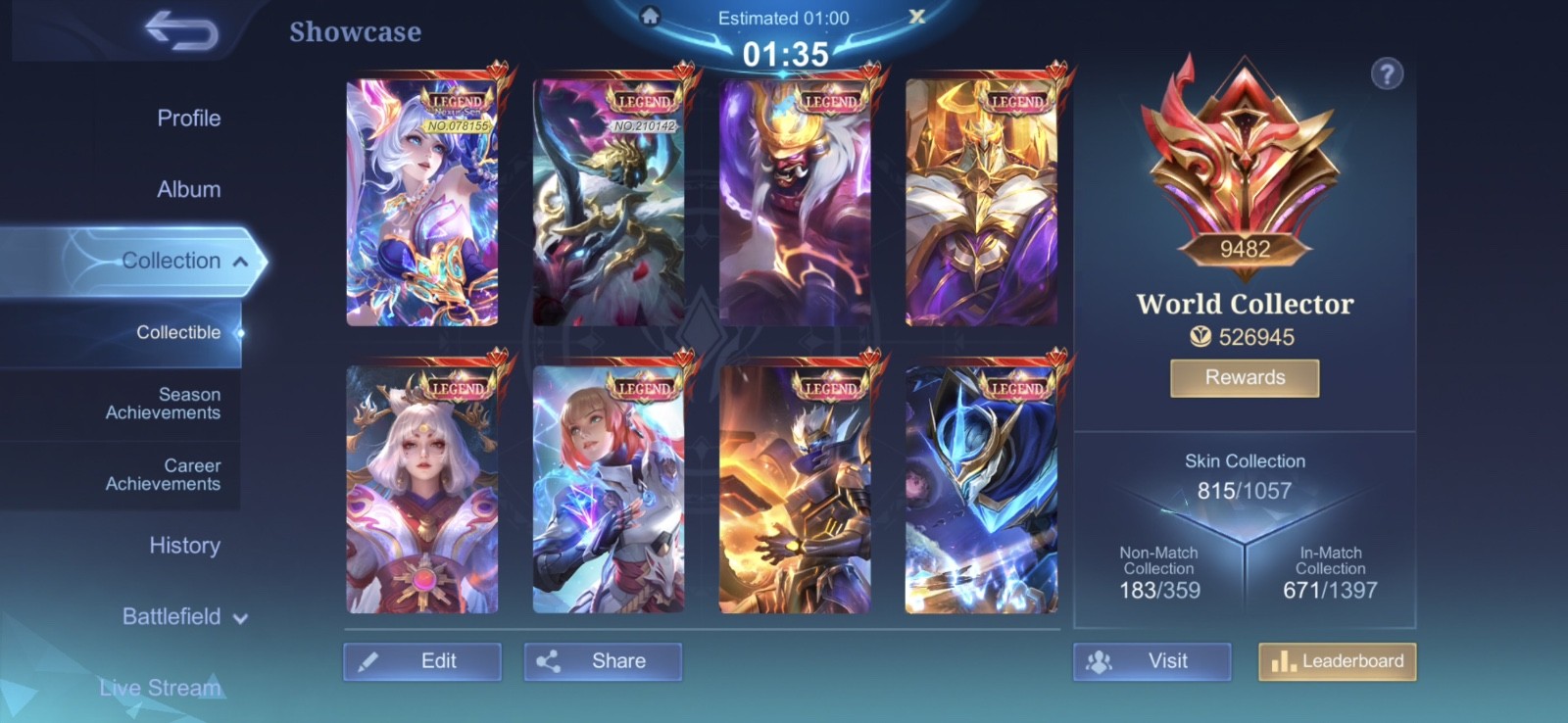 mobile legends account