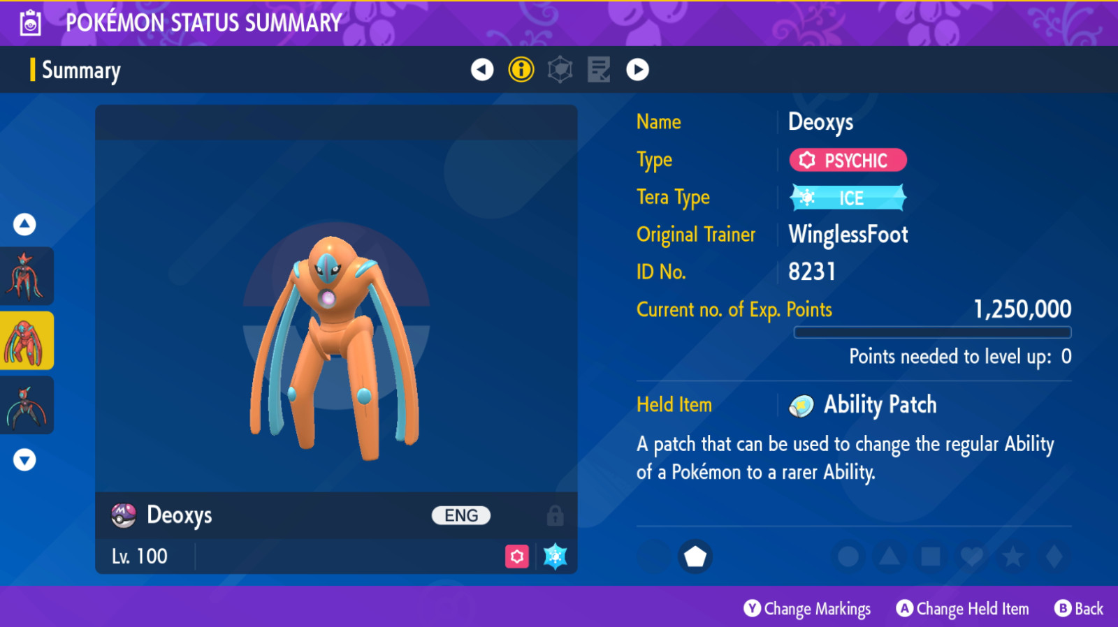 ✨ 6IV DEOXYS 4 PACK ALL FORMS ✨ POKEMON SCARLET & VIOLET EV’D 🚀 FAST🚀