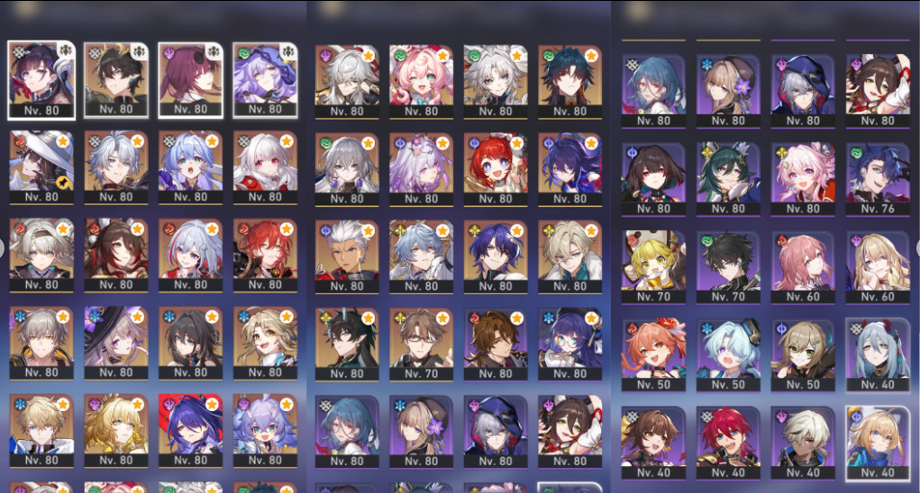 [AR60/NA] Genshin + Honkai Account – 35 5* Char & 25 5* Weapon – C2 Durin & more