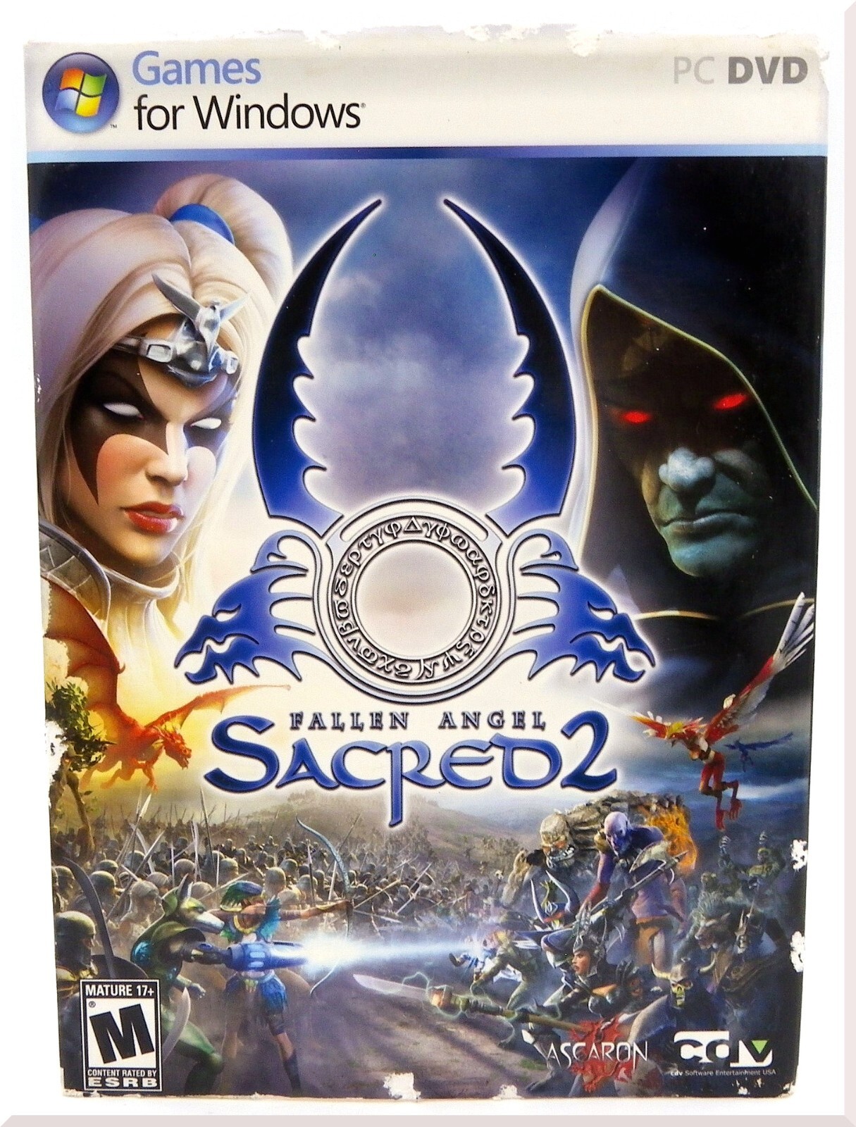 Brand New Sacred 2: Fallen Angel Fantasy Role Playing PC CD-ROM Deep Silver 2008