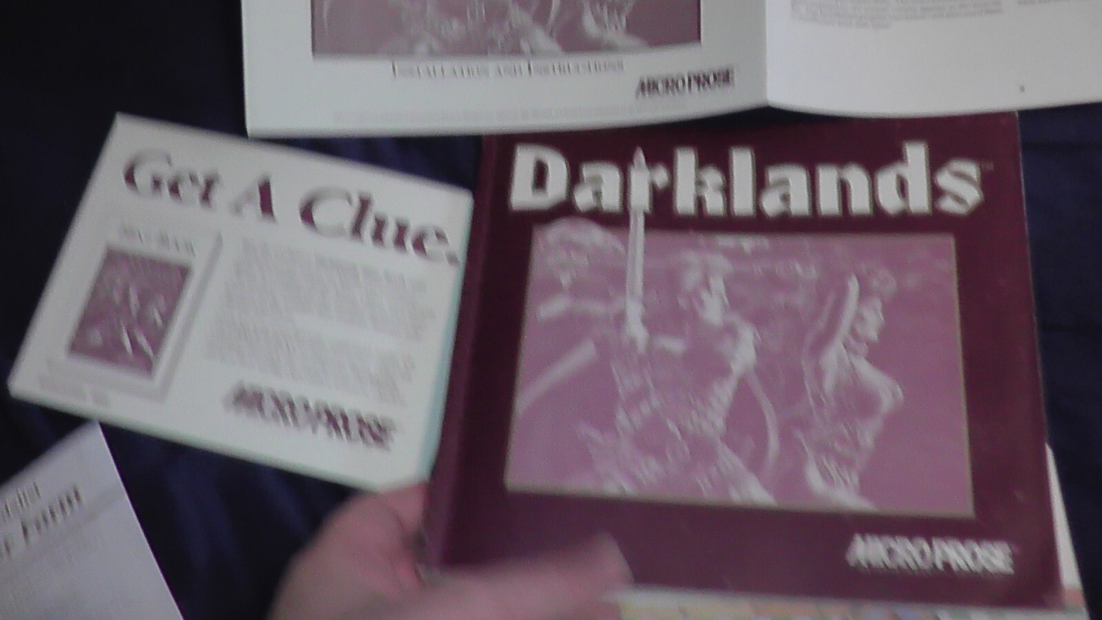 big box PC game Darklands RPG Medieval Germany IBM floppy disks micro prose 1992