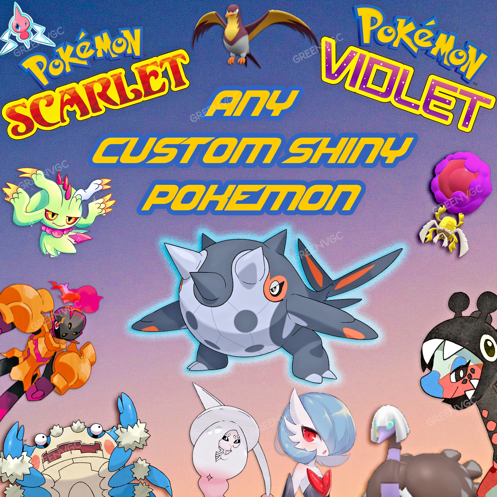 Any Shiny Custom Pokemon of your Choice | Pokemon Scarlet and Violet