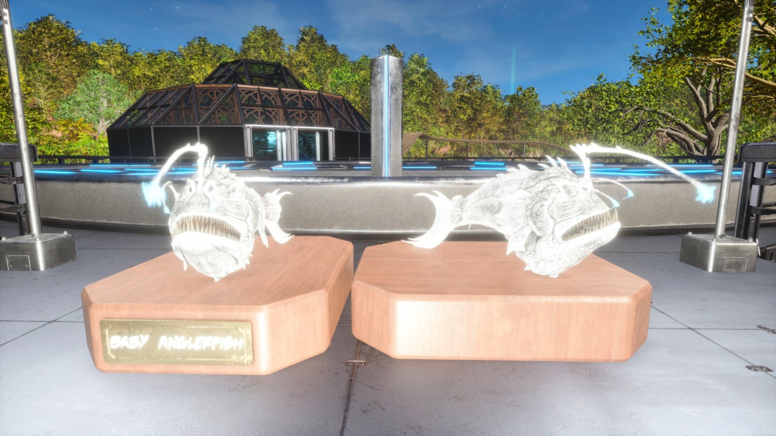 ARK ASCENDED PVE OFFICIAL PAIR BABY ANGLER ALBINO ID36 HIGH STATUS PS5/PC/XBOX