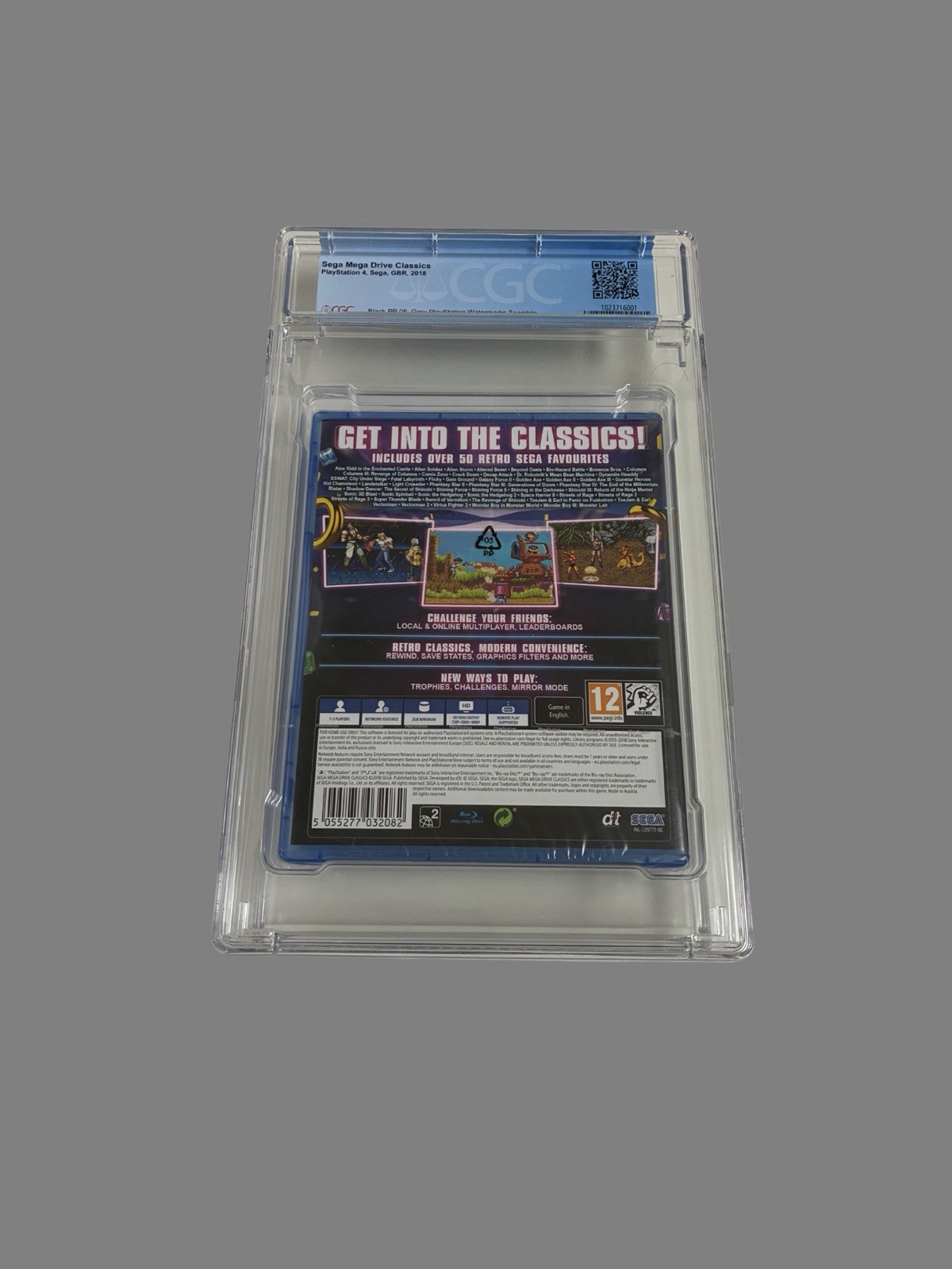 CGC 9.9 A+ Y-Fold Sega Mega Drive Classics PS4 PAL Sealed Cert# 1023716001