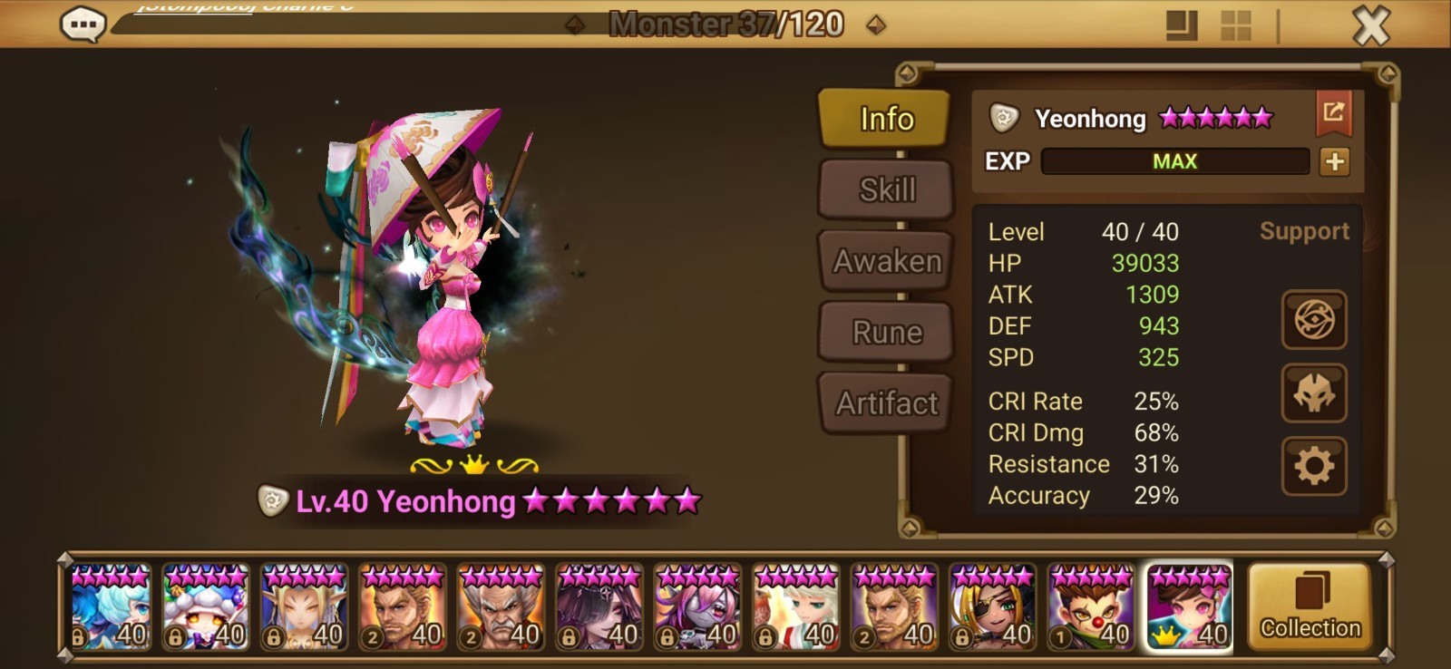 Summoners War Global Server Yeonhong, N1X, Jaara, JJK/Tekken