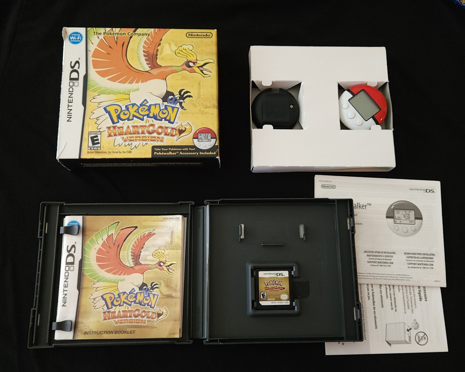 Pokemon HeartGold Version CIB + Pokewalker (Nintendo DS) Authentic