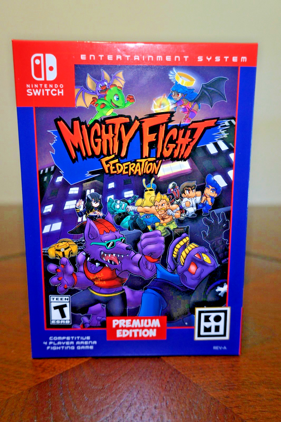 Mighty Fight Federation Premium Edition Nintendo Switch CIB Complete Box