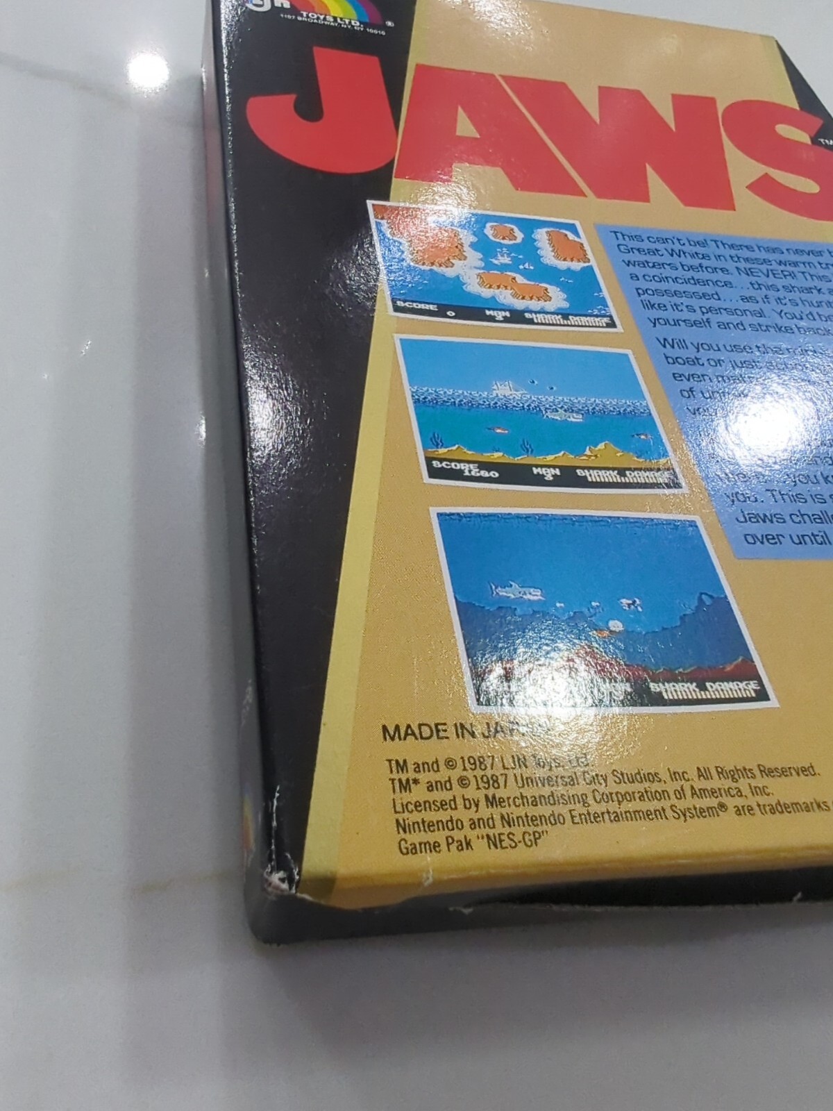 Jaws #5156 Nintendo Entertainment System 1987 Ships Free #6