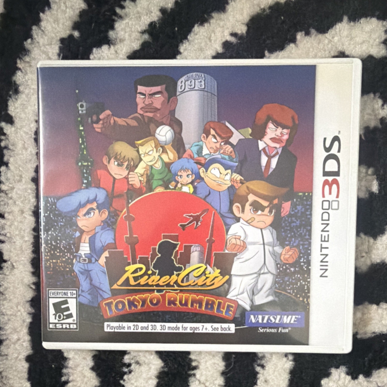 Natsume River City: Tokyo Rumble Nintendo 3DS Action & Adventure w/ Manual, CIB