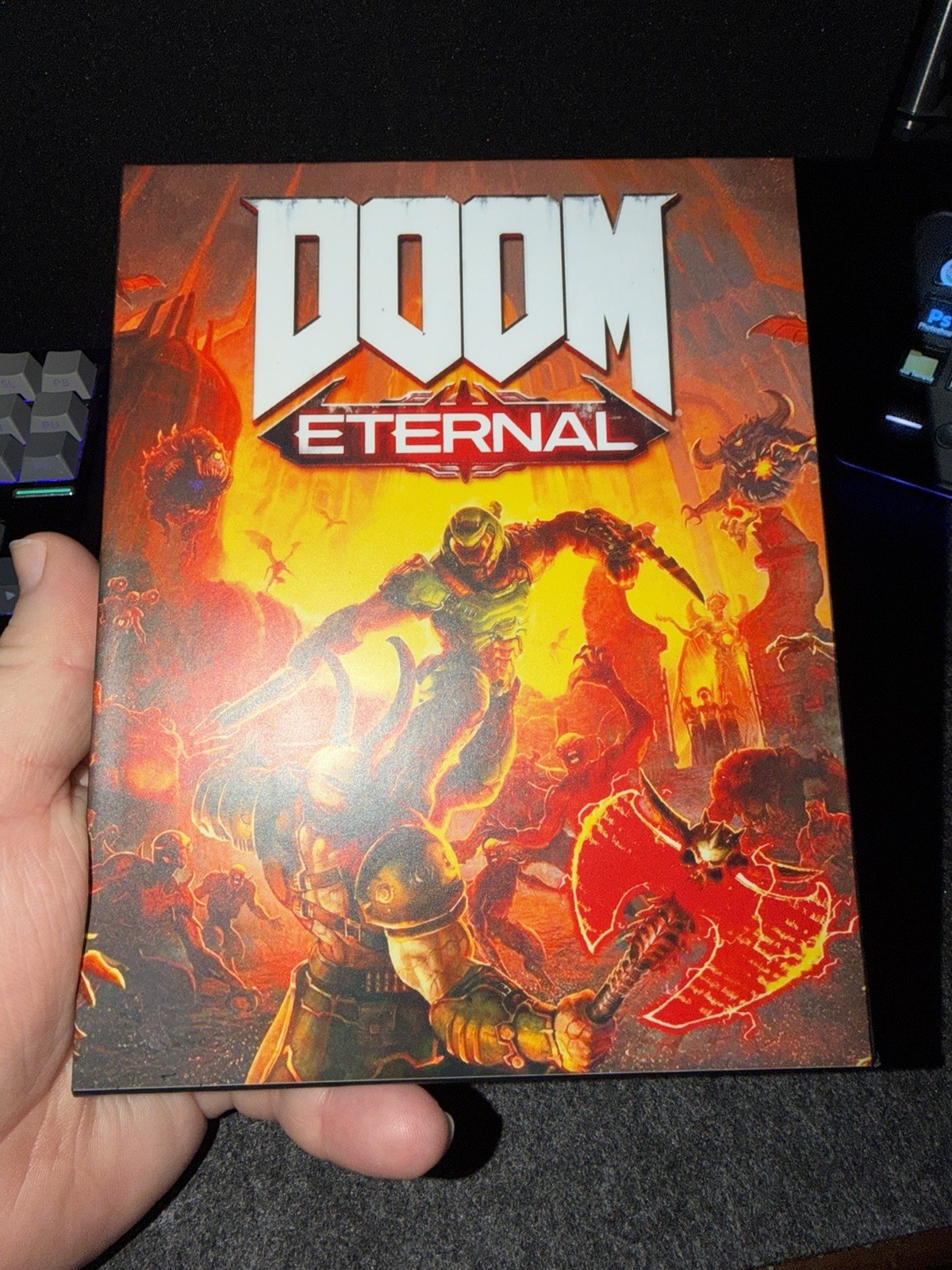 Doom Eternal Steelbook CIB – Sony Playstation 4 With Custom Outerbox