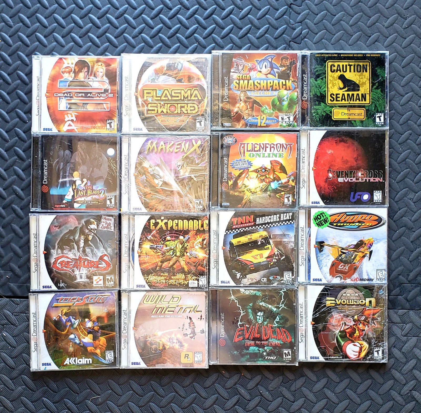 Sega Dreamcast Game Lot Plasma Sword Seaman Nightmarecreatures Evolution DOA2