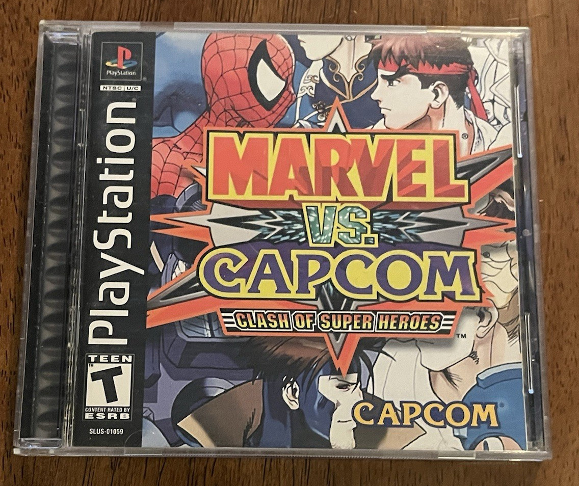 Marvel vs. Capcom: Clash of Super Heroes PlayStation 1 PS1 CIB