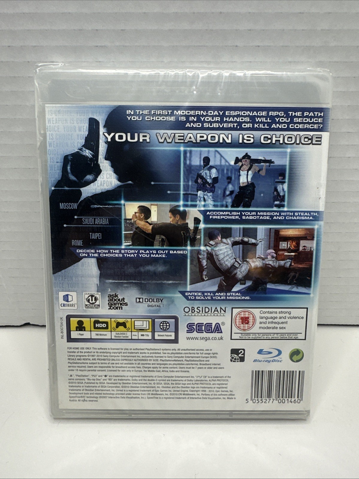 Alpha Protocol The Espionage RPG (Sony PlayStation 3, 2010) Brand New Sealed