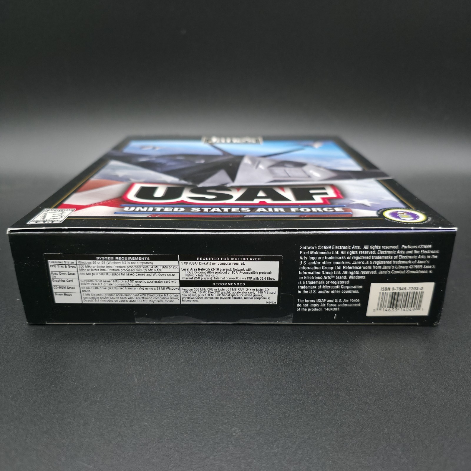 Jane’s Combat Simulations: United States Air Force, 1999, Big Box, New & Sealed