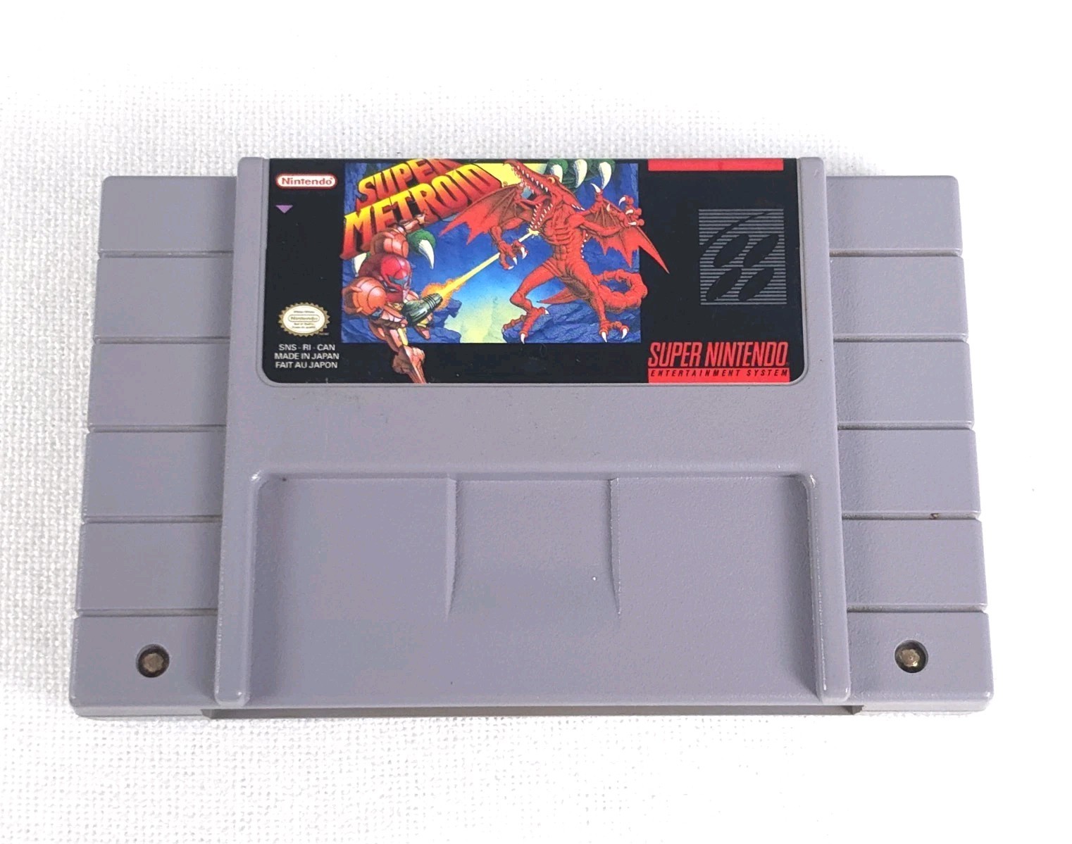 Super Metroid (Super Nintendo SNES, 1994) Authentic Cartridge Tested Working VGC