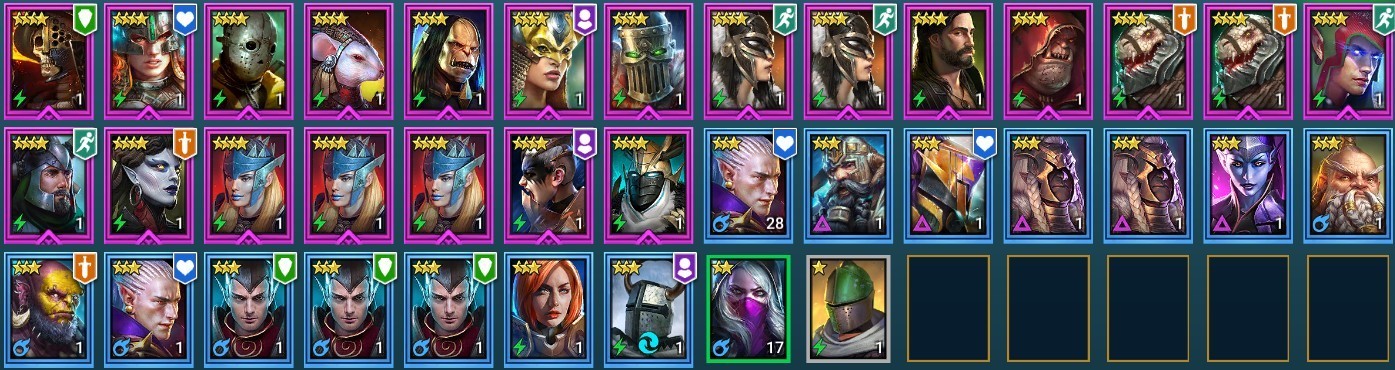 Raid Shadow Legends | Starter acc with Titus : 96k energy / 29 Legendary heroes