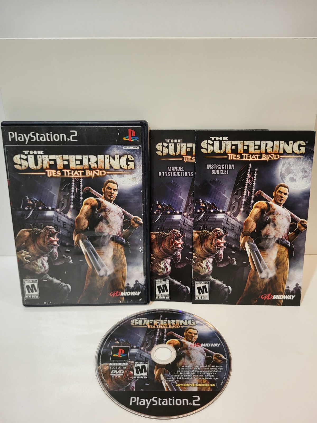 The Suffering : Ties That Bind CIB (Sony Playstation2 PS2 Game Complete & Tested