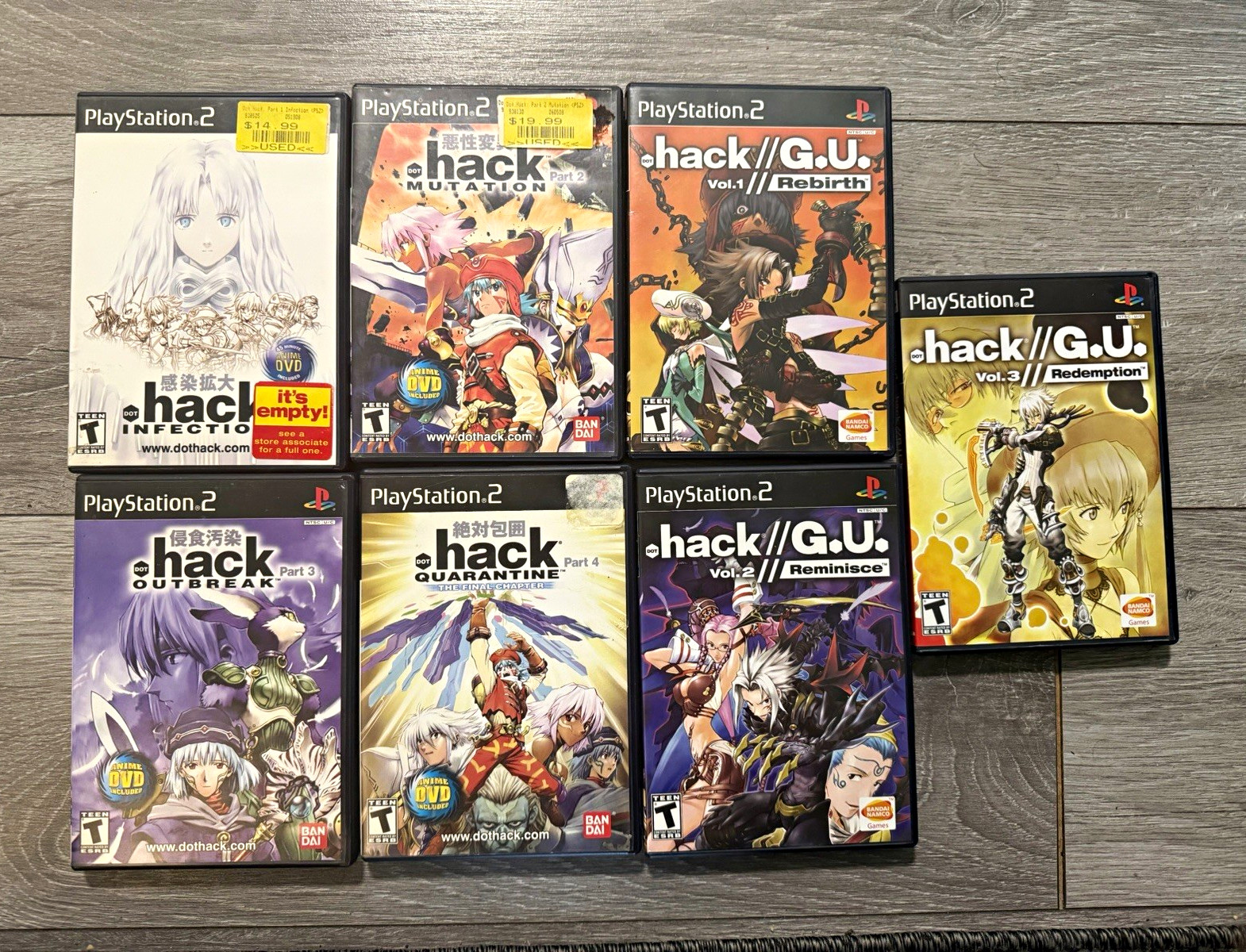 .hack Complete Collection (PS2) RPG T-Teen (Bandai)