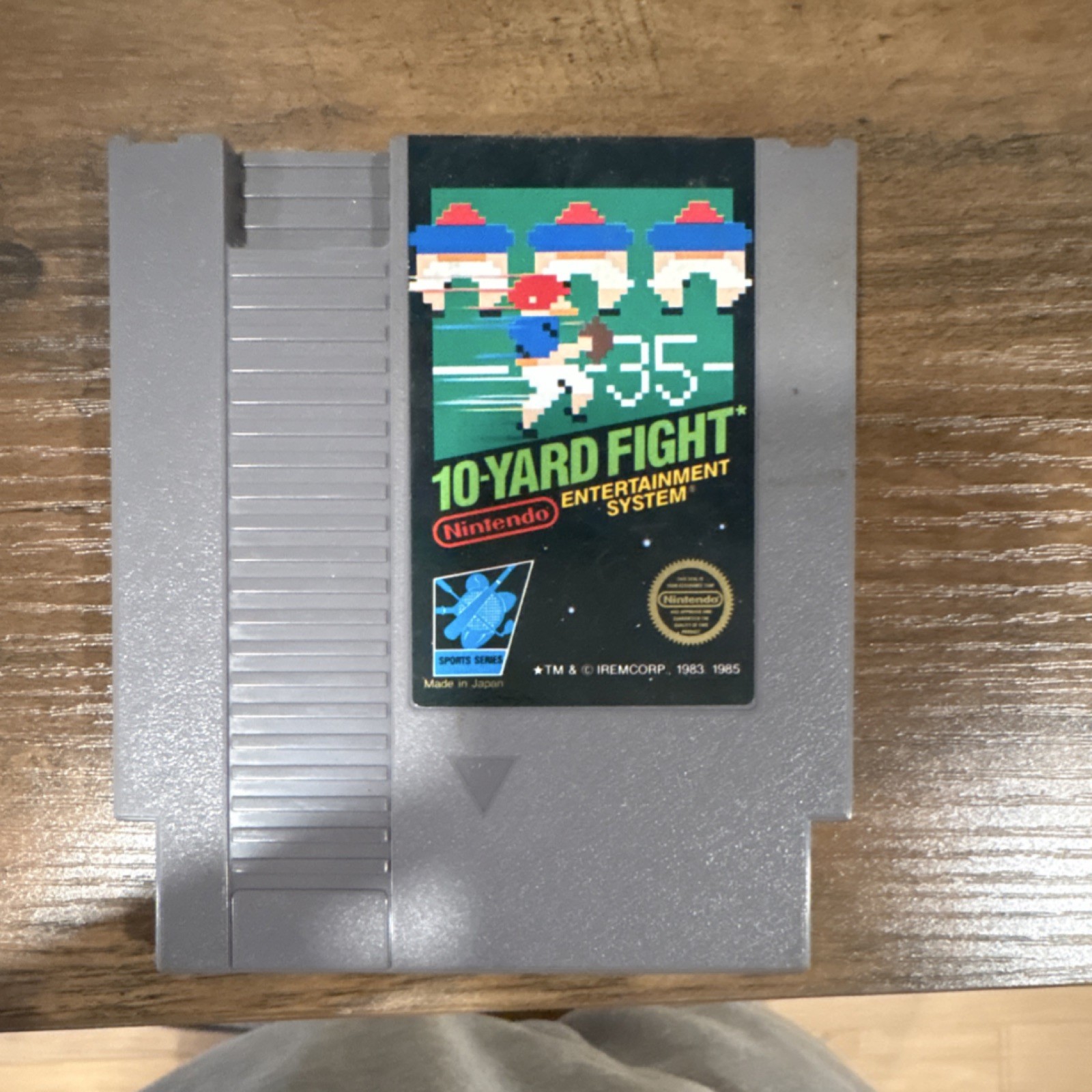 Nintendo 10-Yard Fight Sports Series NES NTSC-U/C American Football Cartridge