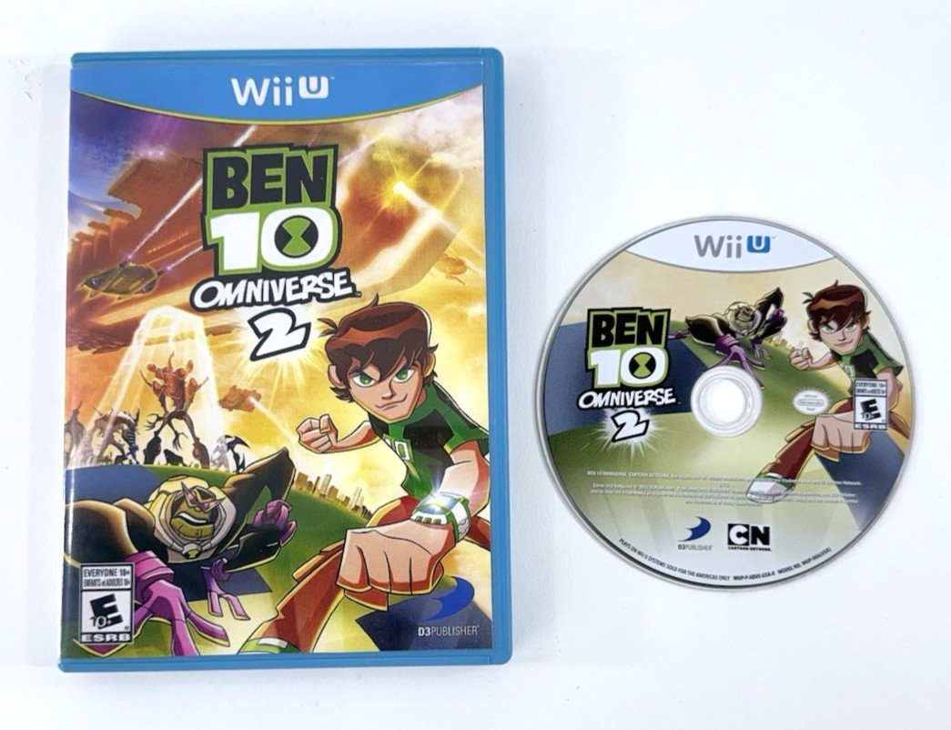 Ben 10: Omniverse 2 (Nintendo Wii U, 2013) Game and Case – Tested – Read