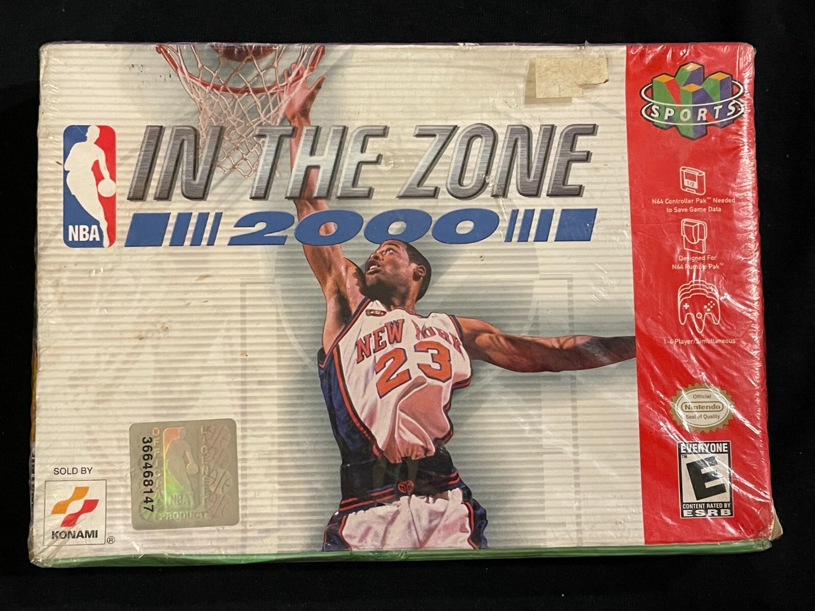 NBA: In the Zone 2000 (Nintendo 64, 1999) NEW / SEALED / AUTHENTIC N64