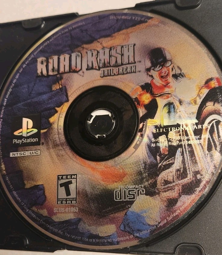 Road Rash: Jailbreak Sony PlayStation 1 PS1 Disc Only Video Game Motorcyc Racing