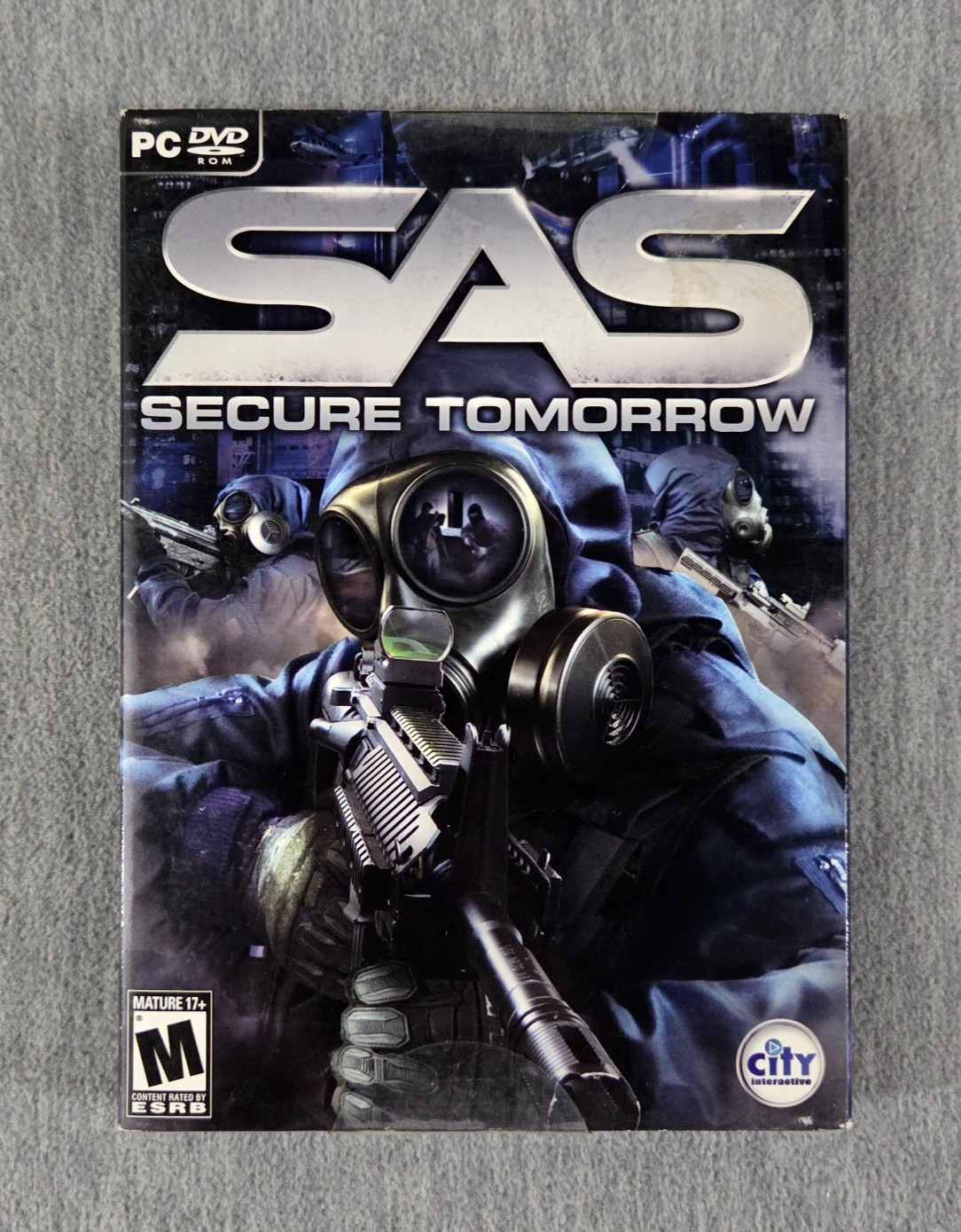 SAS Secure Tomorrow PC Game DVD-ROM with slipcover 2008 NEW
