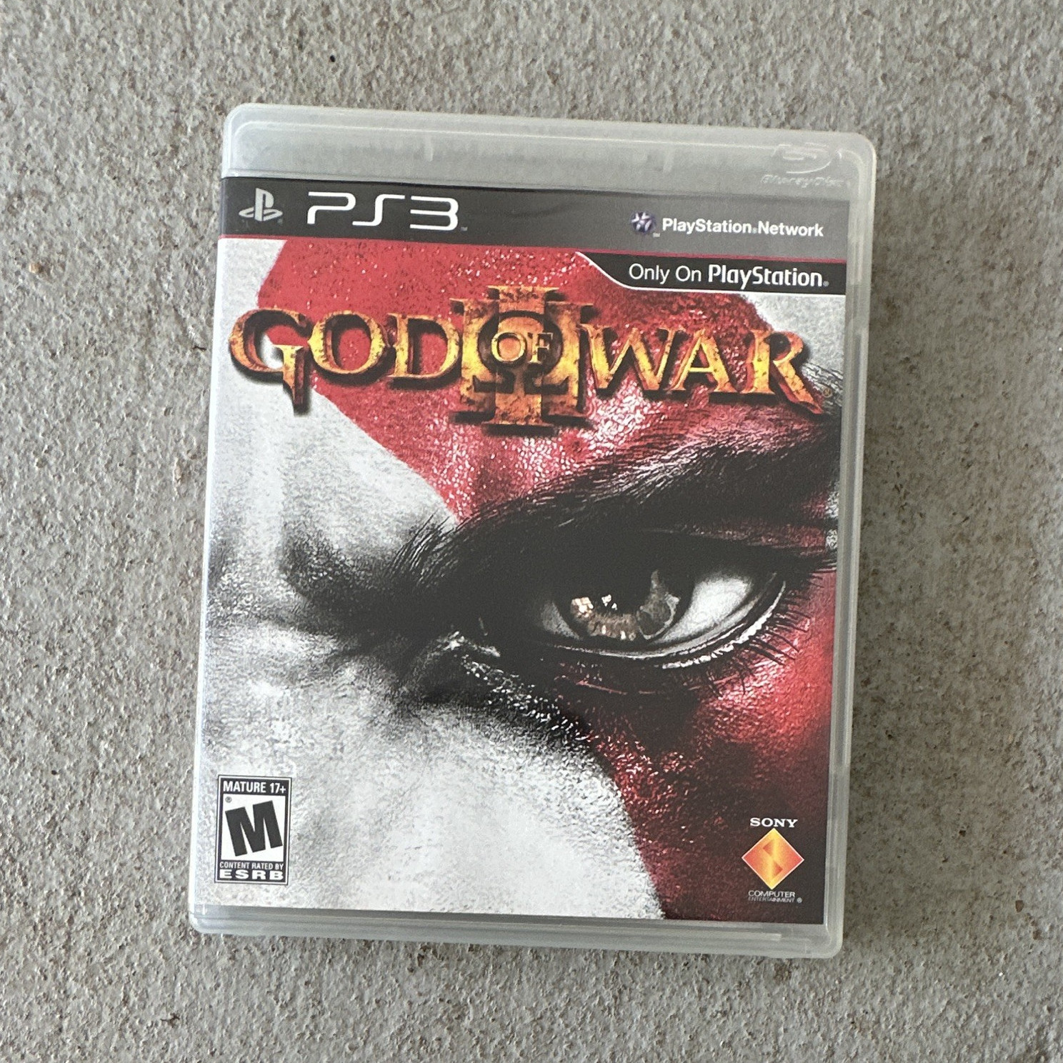 God of War III Sony PlayStation 3 PS3, Action Adventure, M Mature, Manual