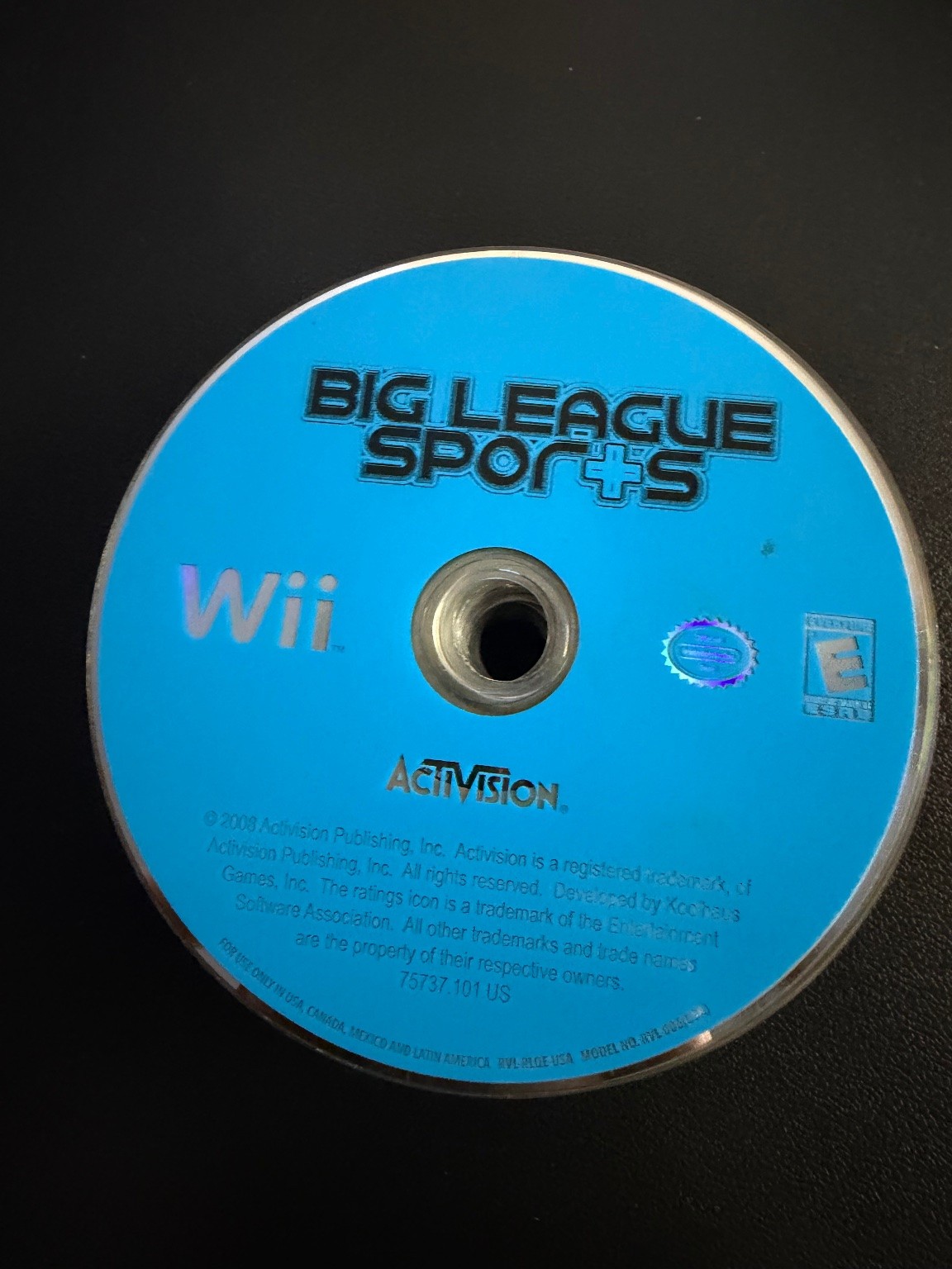 Big League Sports Wii Video Game Activision Family Fun Sports